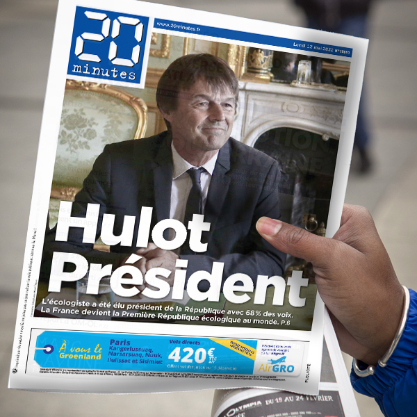 En 2032, Nicolas Hulot est élu président de la République
