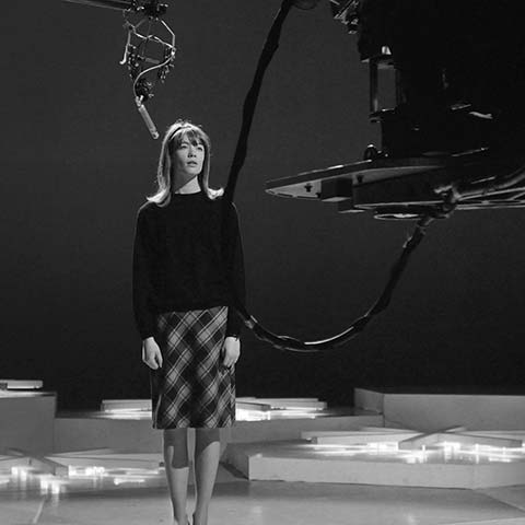 Françoise Hardy - 5ème place de l'Eurovision en 1963 (Monaco) - Photo AFP PHOTO